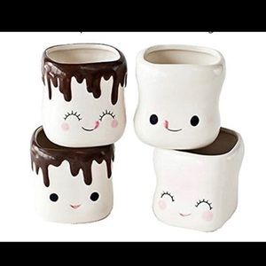 180 degrees marshmallow mugs - new in box